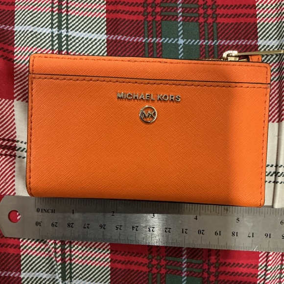 Michael Kors Orange Wallet - Picture 7 of 9